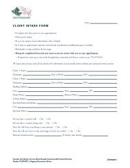 Client Intake Form - Commonwealth Financial Network