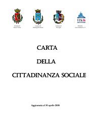 Carta della Cittadinanza Sociale Distretto Socio-Sanitario n. 5 ULSS ...