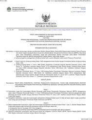 LEMBARAN NEGARA REPUBLIK INDONESIA - Kepustakaan ...