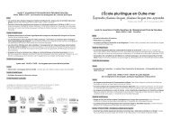 Programme bref du colloque 