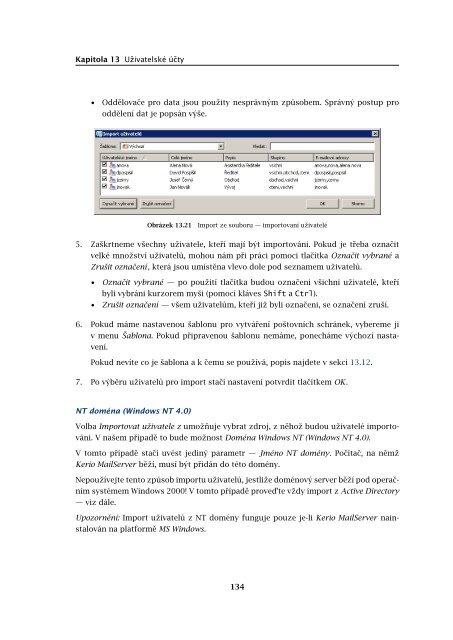 PËrÃ­rucka administrÃ¡tora - Kerio Software Archive