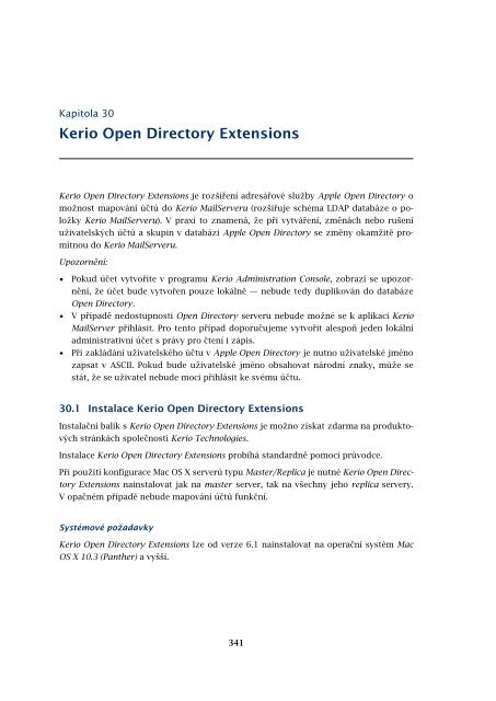 PËrÃ­rucka administrÃ¡tora - Kerio Software Archive