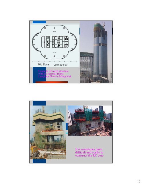 Topic : Common Structural Forms for High-rise Buildings in Hong Kong