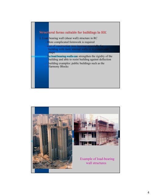 Topic : Common Structural Forms for High-rise Buildings in Hong Kong