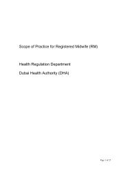 Registered Midwife - Dubai Health Authority
