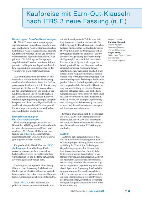 Jahrbuch 2009 – 5 Jahre – 1 Ziel - BIO Deutschland