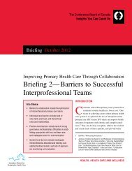 Improving Primary Health Care Through Collaboration: Briefing 2 ...