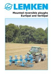 Mounted reversible ploughs EurOpal and VariOpal - Euro Globtrade