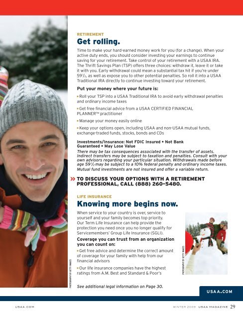 Winter 2009 USAA Magazine - USAA.com