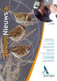 Sovon nieuws 2012/4 - SOVON Vogelonderzoek Nederland