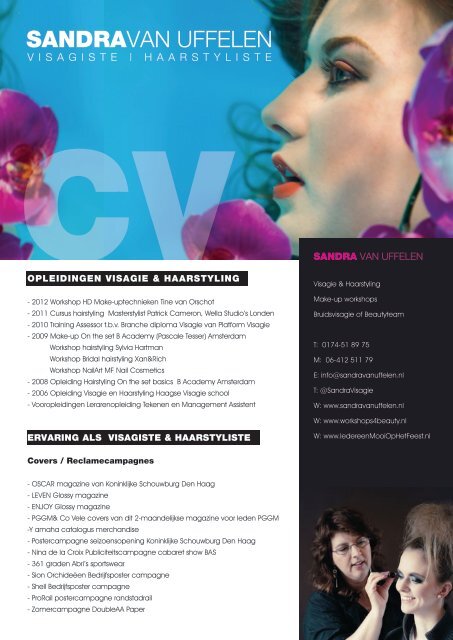 Download CV - Sandra van Uffelen