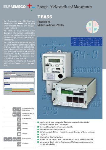 Energie- MeÃtechnik und Management - Iskraemeco