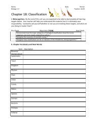Chapter 18: Classification