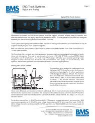 ENG Truck Systems - Broadcast Microwave Services