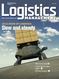 Logistics Management - July 2012