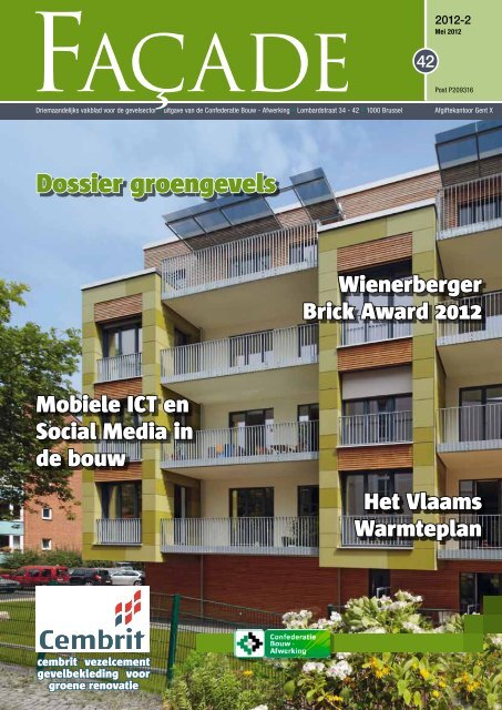 Dossier groengevels - Magazines Construction