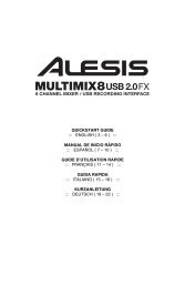 MultiMix 8 USB 2.0 FX - Quickstart Guide - v1.0 - Mcl-media.co.uk