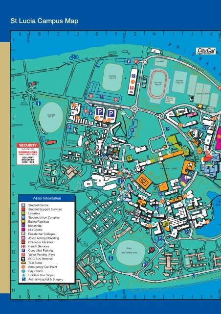 Uq St Lucia Map St Lucia Campus Map - School Of Information Technology And ...