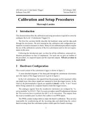 Calibration and Setup Procedures