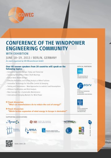 conference of the windpower engineering community - CGR Legal