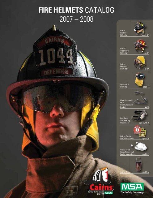 FIRE HELMETS CATALOG 2007 â 2008