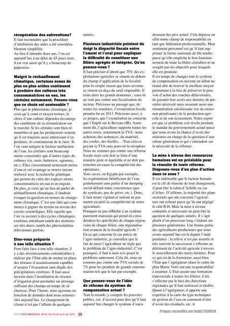 N°22 : Unités de restauration et production ... - FOOD MAGAZINE