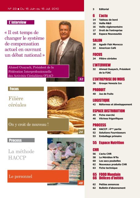 N°22 : Unités de restauration et production ... - FOOD MAGAZINE