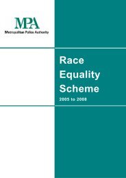 MPA Race Equality Scheme 2005-2008