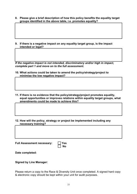 MPA Race Equality Scheme 2005-2008