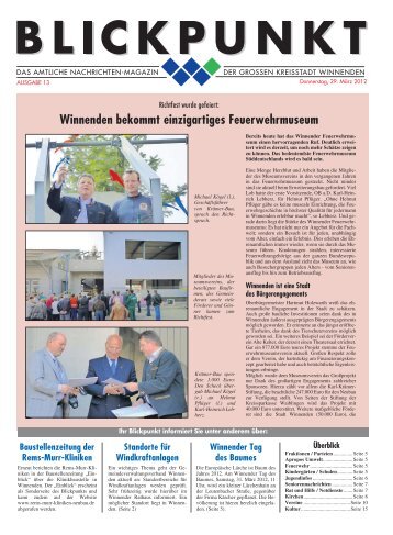 Blickpunkt Ausgabe 13-2012.pdf - Stadt Winnenden