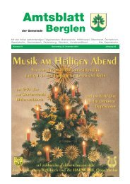 Amtsblatt Berglen - WÜRTH VERLAGS KG