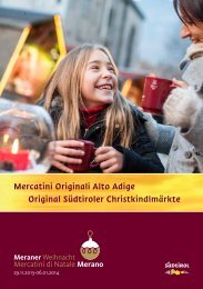 Mercatini Originali Alto Adige Original SÃ¼dtiroler ... - Meran