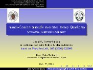 Franck-Condon principle in excited Heavy Quarkonia - QWG2011 ...