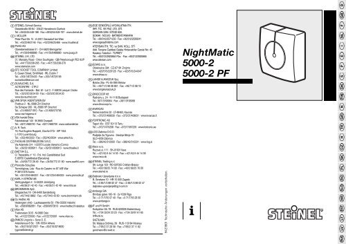 NightMatic 5000-2 5000-2 PF - Steinel