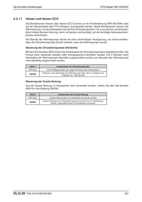 FTC2-Regler PAC