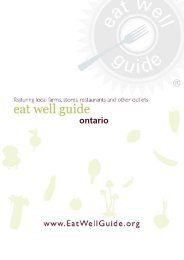 ontario - Eat Well Guide