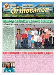 Bangga sa balak ug awit binisaya - City Government of Ormoc