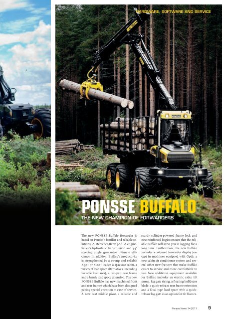 PONSSE News 1/2011 ENG In English