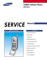 Samsung SCH-611 service manual