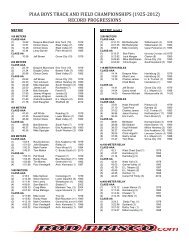 PIAA BOYS TRACK & FIELD RECORDS ... - RodFrisco.com