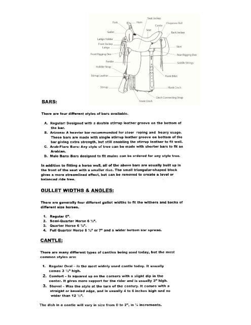 Saddles - Chem Tac, Inc.