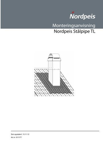 Monteringsanvisning Nordpeis StÃ¥lpipe TL