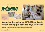 Manuel de formation de l'IFOAM sur l'agri- culture biologique dans ...