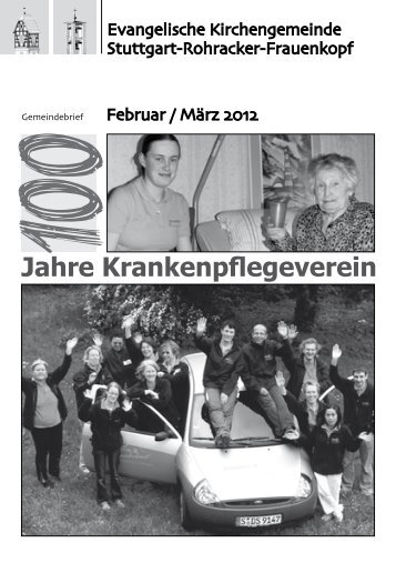 Jahre Krankenpflegeverein - Evangelische Kirchengemeinde ...