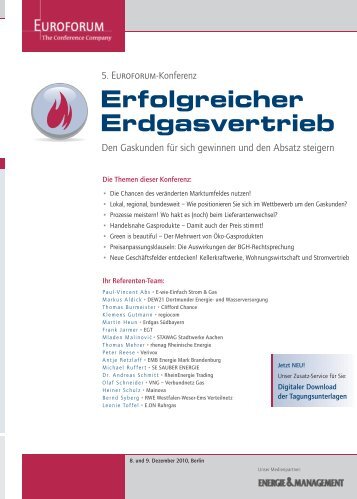 E E Erfolgreicher Erdgasvertrieb - GMWCONSULT