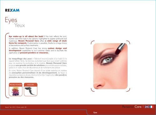 Make up product catalogue - English version