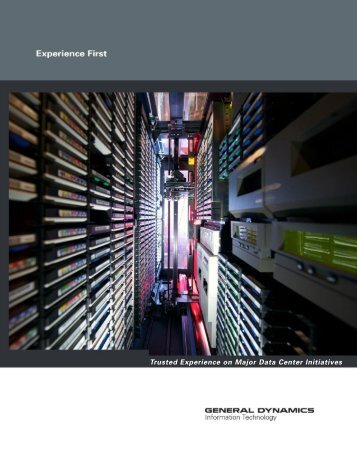 Data Center Brochure - General Dynamics Information Technology
