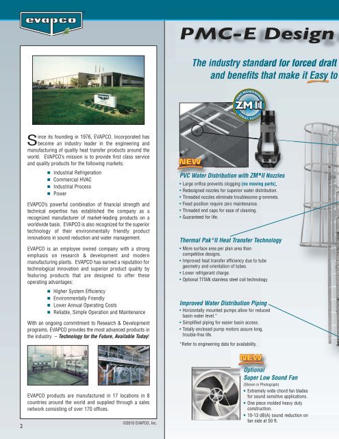 PMC-E Product Brochure - EVAPCO.com