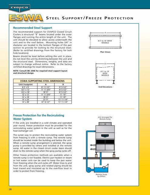 ESWA Catalog 241C:ESWA Catalog 241 final copy - EVAPCO.com