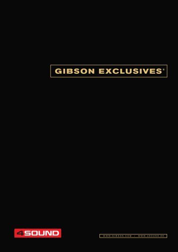 4Sound Gibson Exclusives